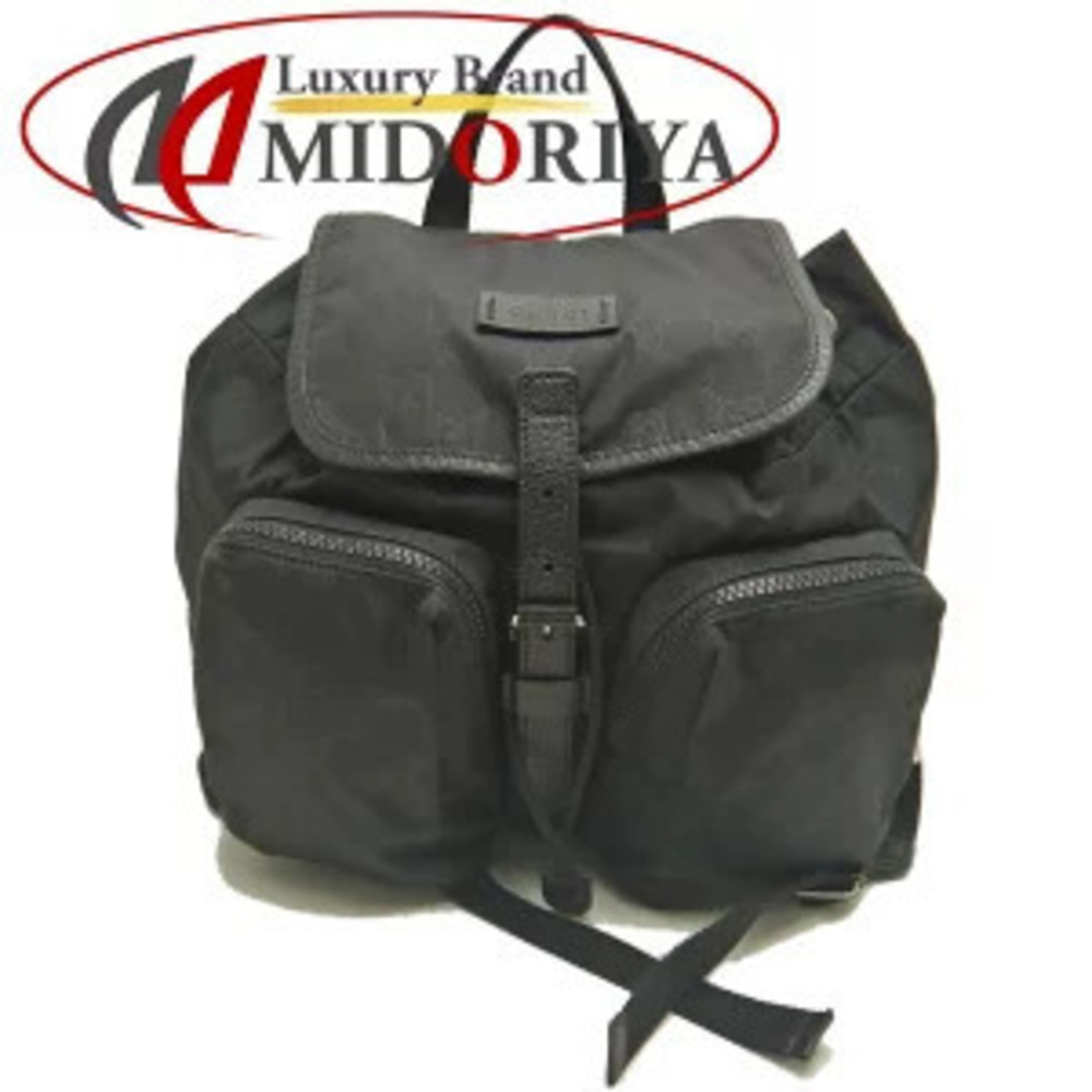 Gucci Backpack Rucksack Leather Black - Picture 1 of 9